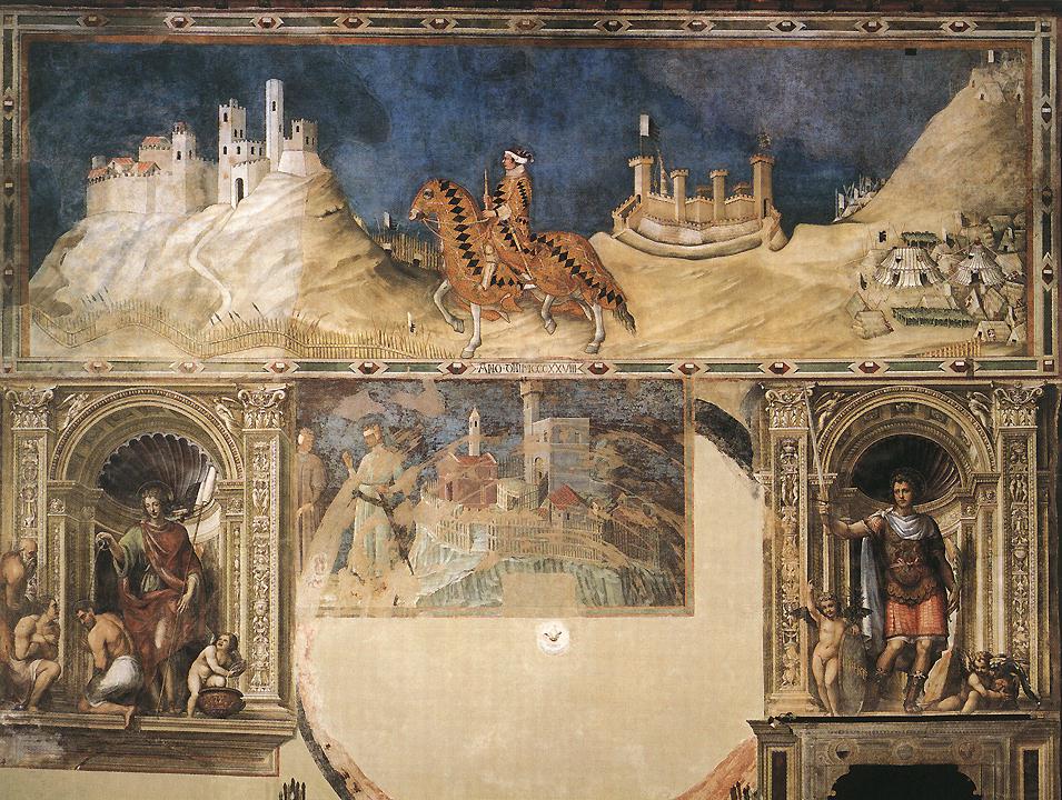 Simone Martini Equestrian portrait of Guidoriccio da Fogliano